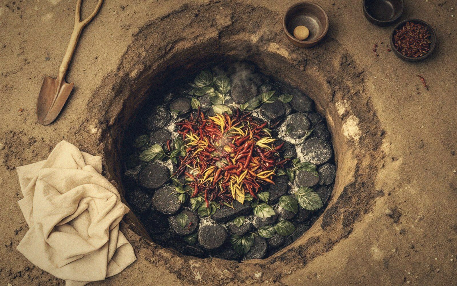 The earth oven